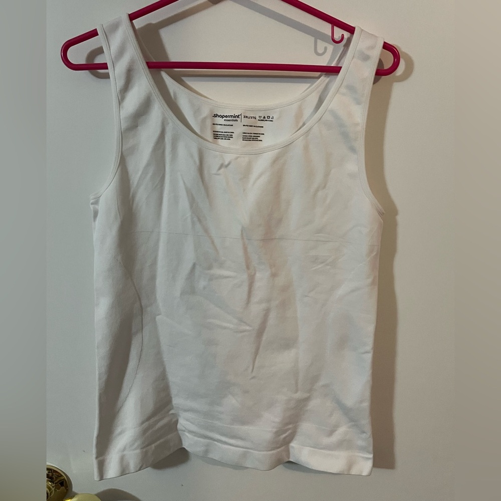 Shapermint 3XL Women's White Tank Top
